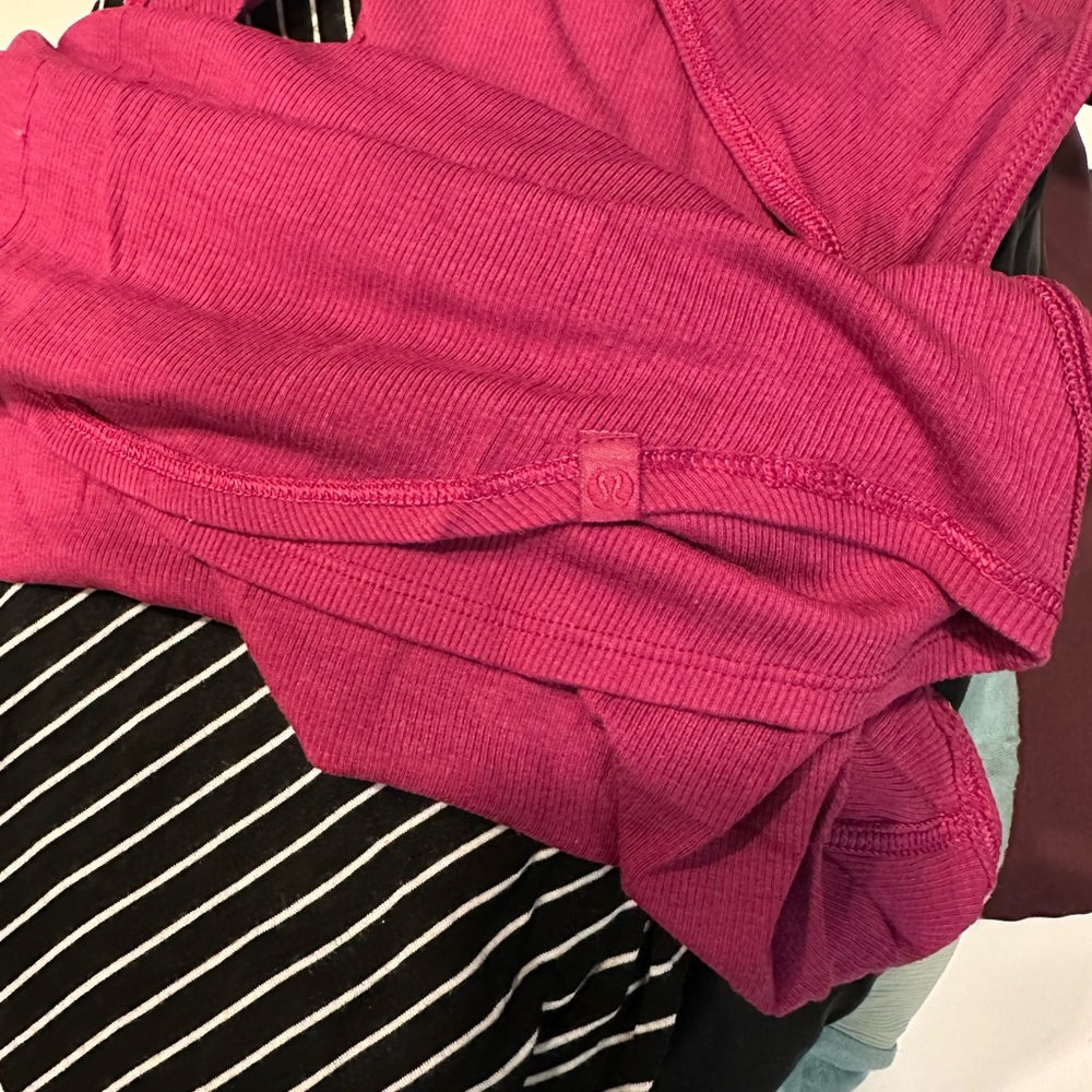 lululemon athletica Ribbed Racerback Tank - Raspberry Plum - Picture 3 of 3